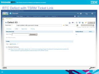 RTC Defect with TSRM Ticket Link 