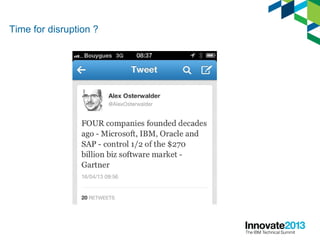 Time for disruption ?
 