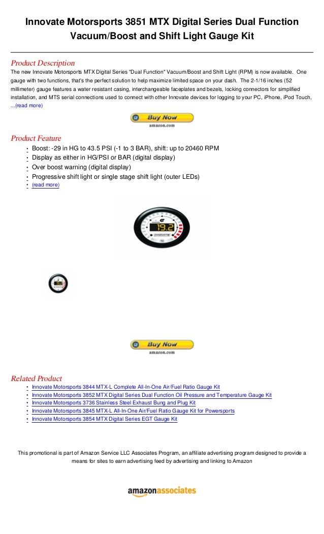 Innovate motorsports 3851 mtx digital series dual function vacuum boost