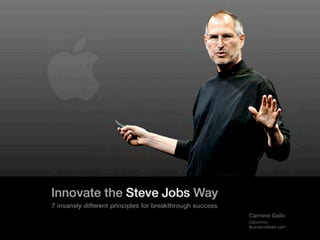 Innovate the Steve Jobs Way