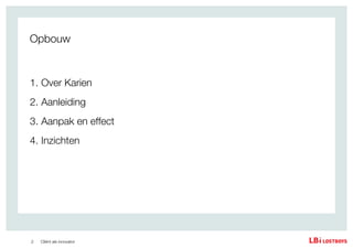 InnovatieAnders seminar presentatie 'Client als innovator' Ruurd Priester LostBoys