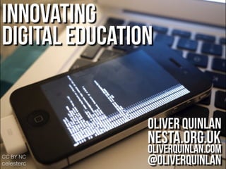 Innovating Digital Education #ind15
