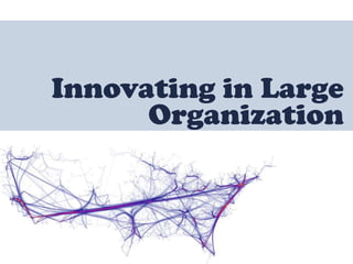 Innovating in Large
      Organization
 