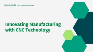 Innovating Manufacturing
with CNC Technology
 