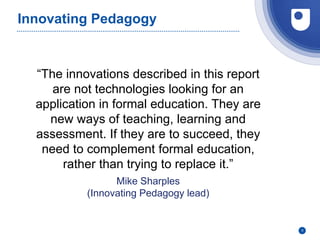 Innovating pedagogy | PPTX