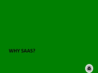 WHY SAAS?
 
