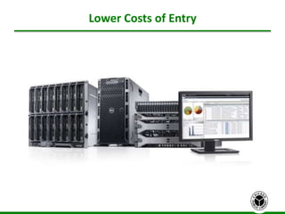 Lower Costs of Entry
7
 