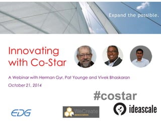 Presentation: Innovating with Co-Star | PDF