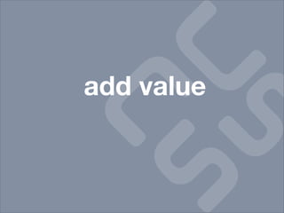 add value
 