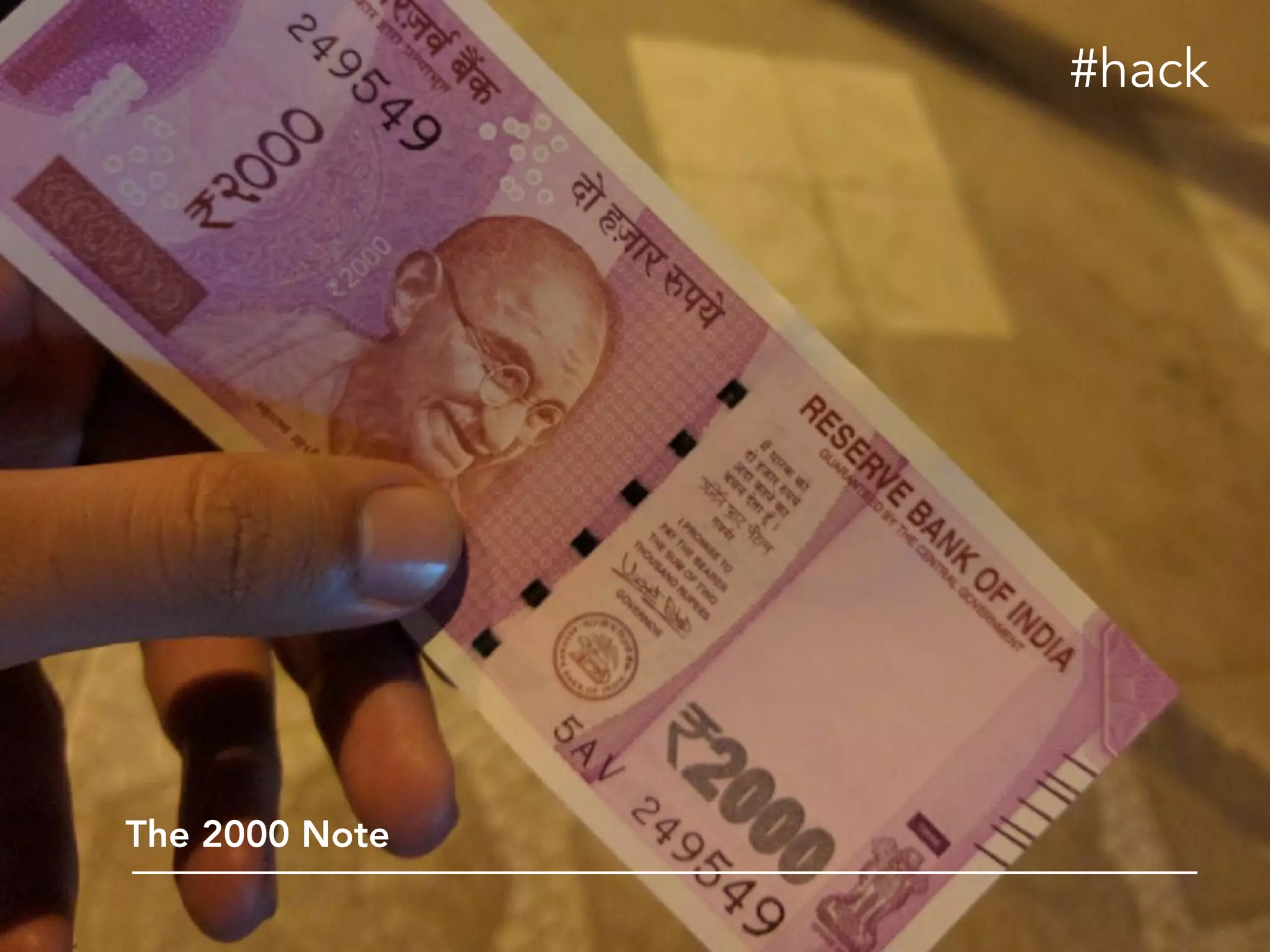 The 2000 Note
#hack
 