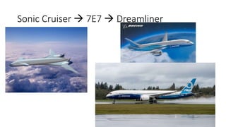 Sonic Cruiser  7E7  Dreamliner
 