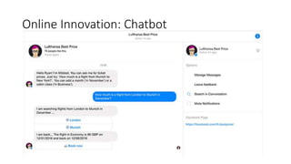 Online Innovation: Chatbot
 