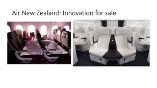 Air New Zealand: Innovation for sale
 