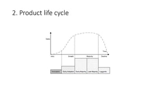2. Product life cycle
 