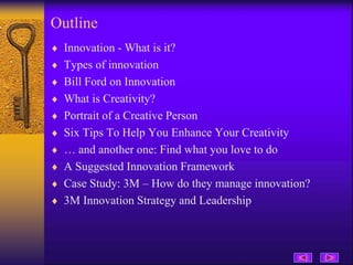 innovation in business and strategies for innovation | PPTX