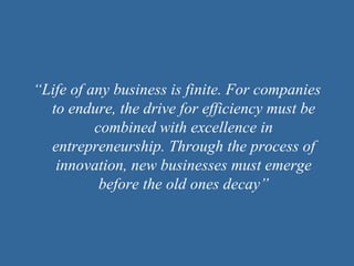 Innovation A Core Business Concept