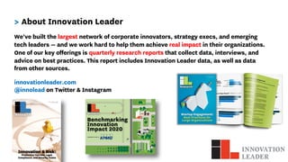 > About Innovation Leader
We’ve built the largest network of corporate innovators, strategy execs, and emerging
tech leade...