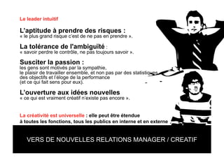 courts circuits : l'Innovation Emotionelle   