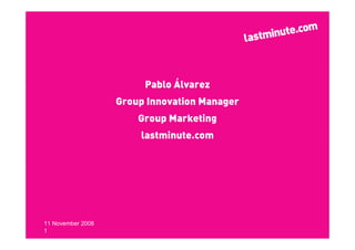 "Innovation in Travel" - "Travel Innovation"