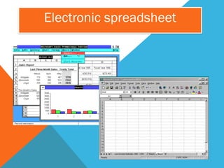 Electronic spreadsheet
 