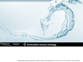 Innovation moves strategy  