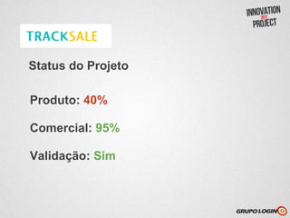 Status do Projeto

Produto: 40%

Comercial: 95%

Validação: Sim
 