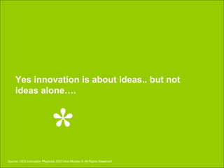 Innovation Summit Presentation 2007 Miami