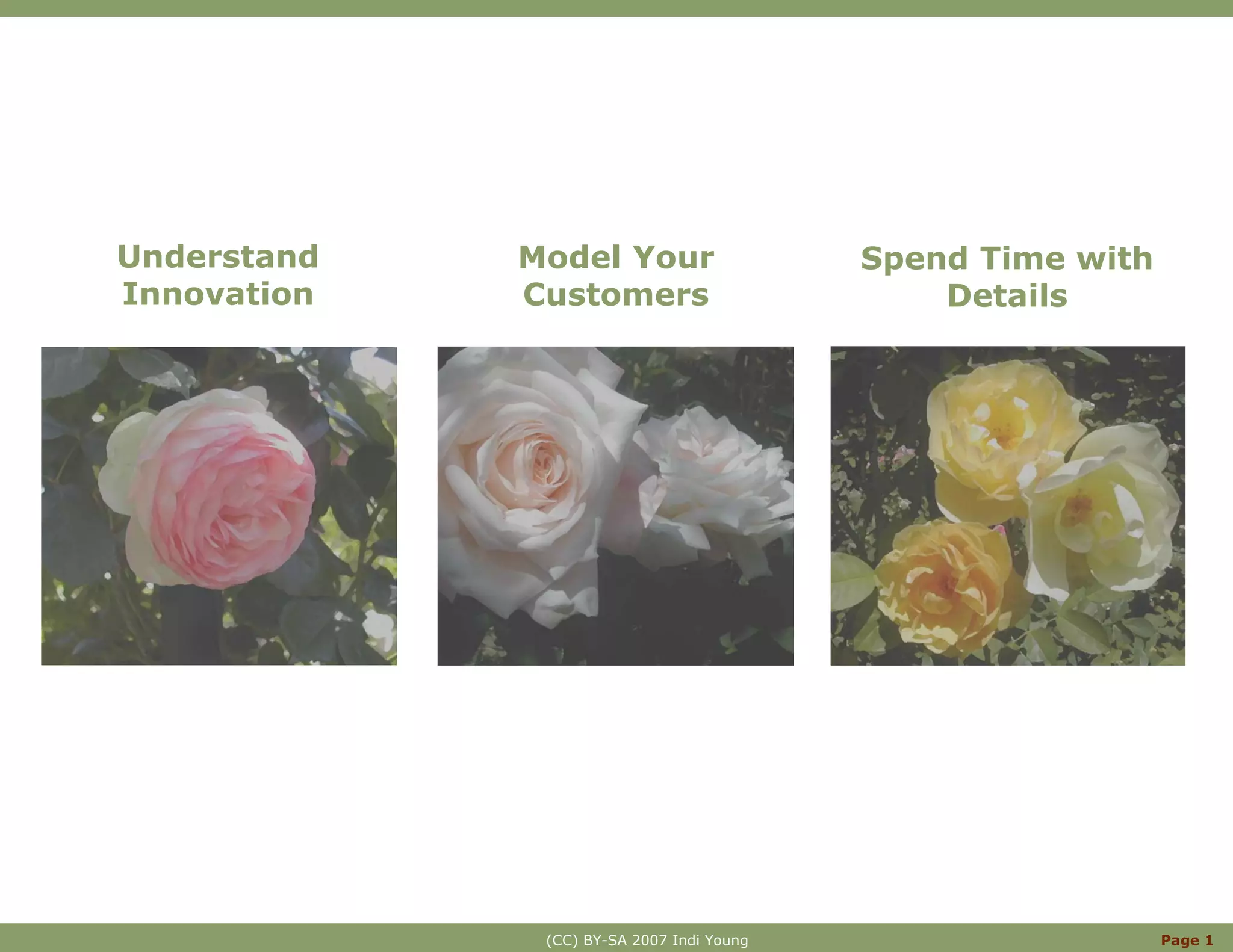 Innovation With Mental Models