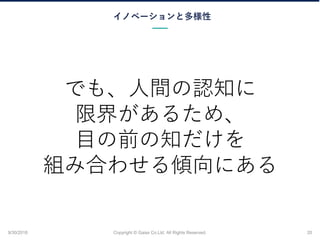 Υ٩`ȶ
9/30/2018 Copyright ? Gaiax Co.Ltd. All Rights Reserved. 20
Ǥ⡢gJ֪
޽礬뤿ᡢ
Ŀǰ֪
MߺϤ碌Aˤ
 