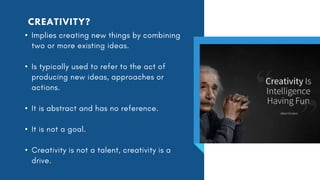 Innovation and creativity | PPT