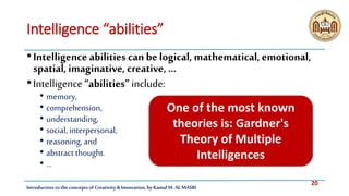 Innovation and creativity 09 intelligence and thinking Slide 20