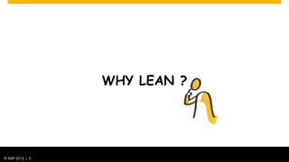 © SAP 2012 | AG. All rights reserved.
   ©  2012 SAP 5
                                        NO,	
  WE	
  DO	
  NOT	
  BUILD	
  CARS	
  
                                                                       © SAP 20125 | 5
 