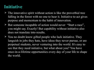 Innovation and leadership | PPT