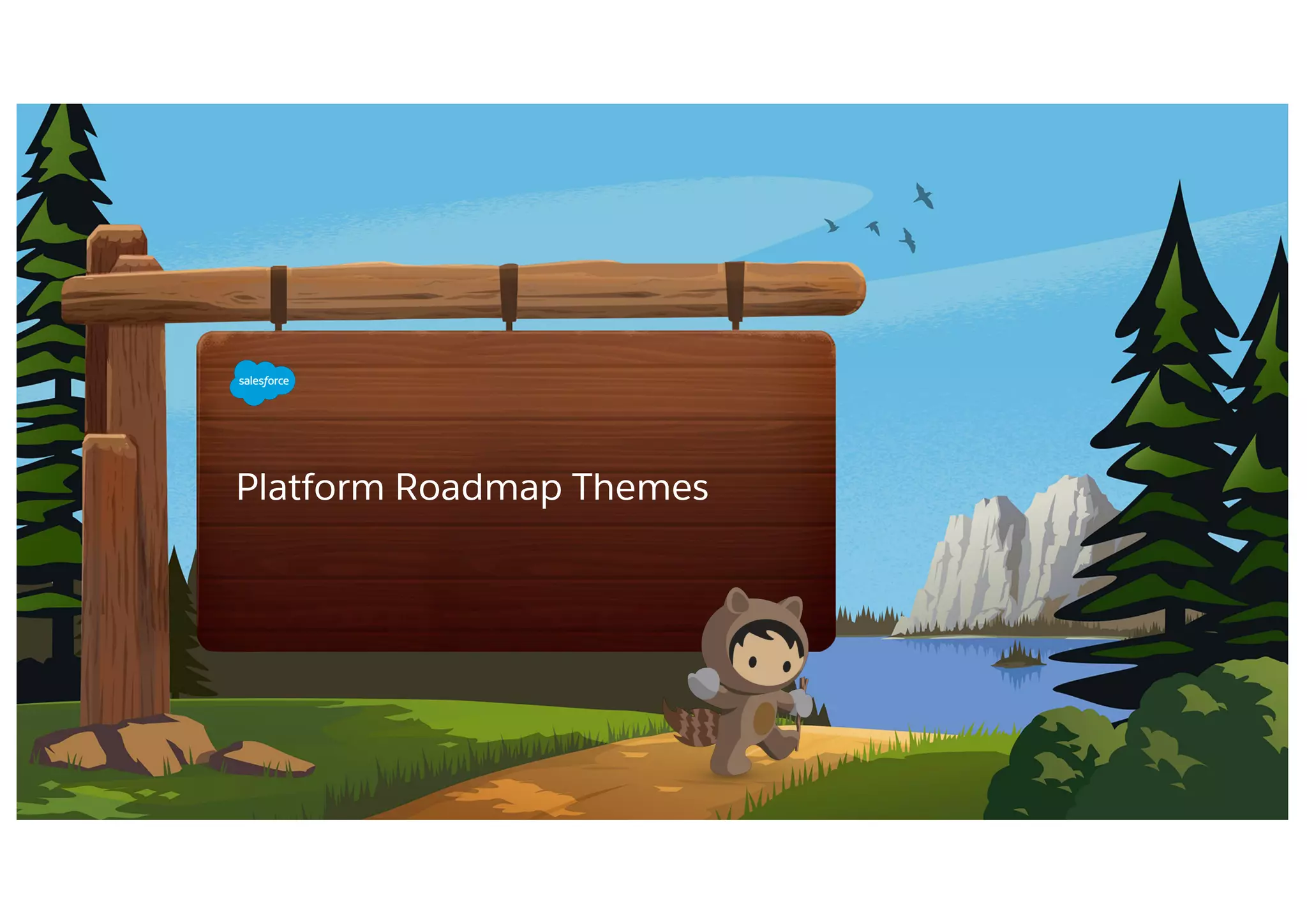 Platform Roadmap Themes
 