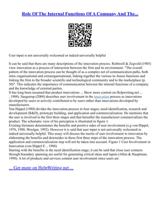 Helpful Innovations Innovation At A New Idea | PDF