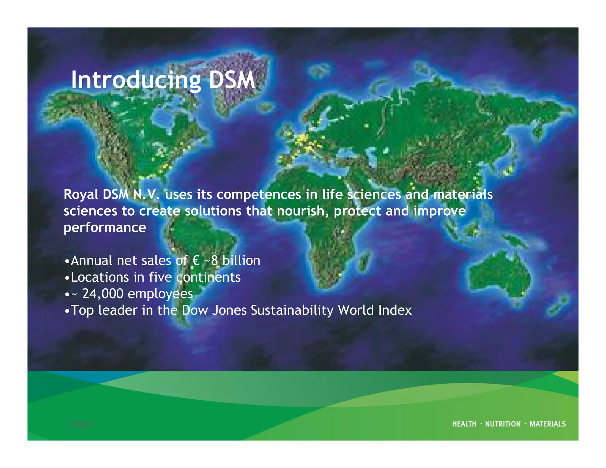 Innovation at DSM: Nanostructured Functional Coatings | PDF