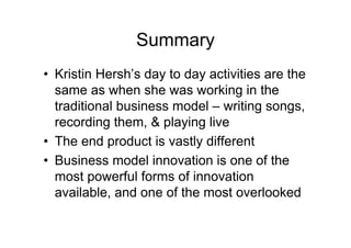 Innovation Business Models