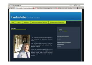 Innovation Business Models