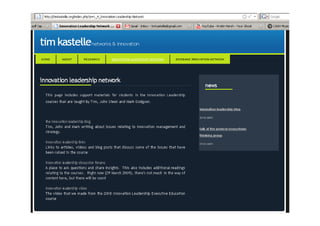 Innovation Business Models