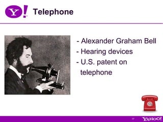 Telephone - Alexander Graham Bell - Hearing devices - U.S. patent on  telephone 