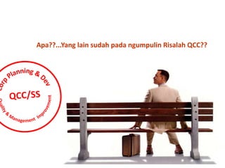 Apa??...Yang lain sudah pada ngumpulin Risalah QCC??
 