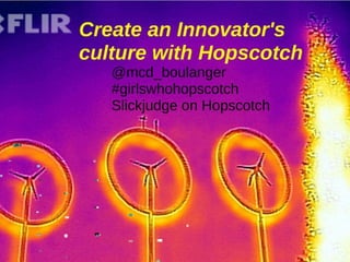 Create an innovator's culture with Hopscotch