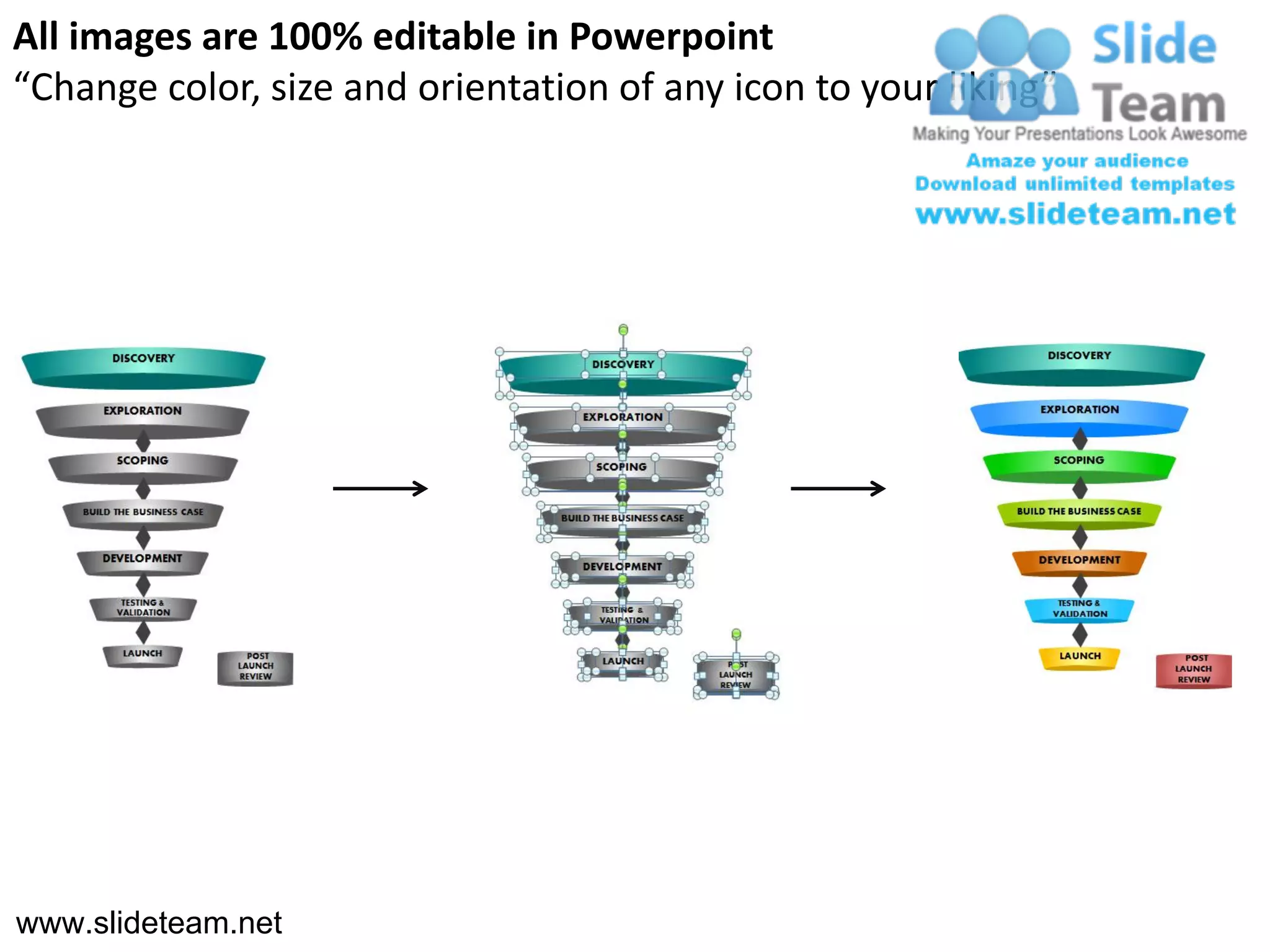 All images are 100% editable in Powerpoint
“Change color, size and orientation of any icon to your liking”




www.slideteam.net
 
