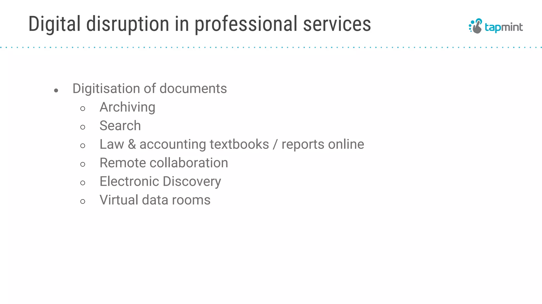 Innovation and digital disruption in professional services | PDF