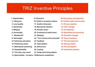 Innovation Flow Shankar - TRIZ | PDF