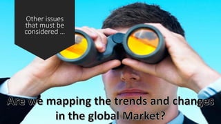 Other issues
that must be
considered …
 