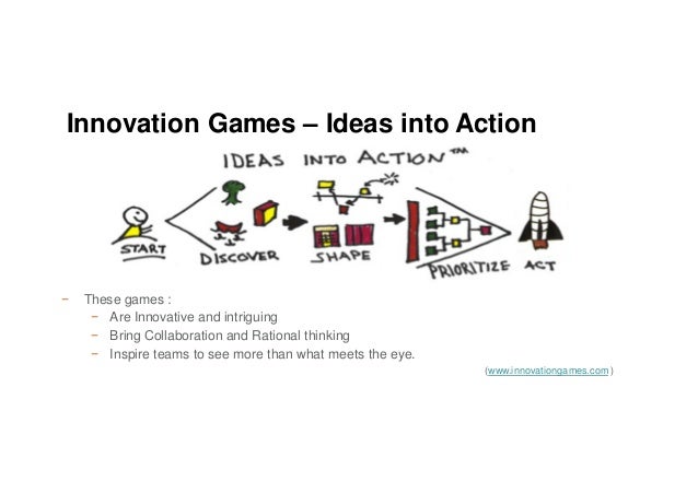 Innovation Games The Seriously Fun Way To Do Work 