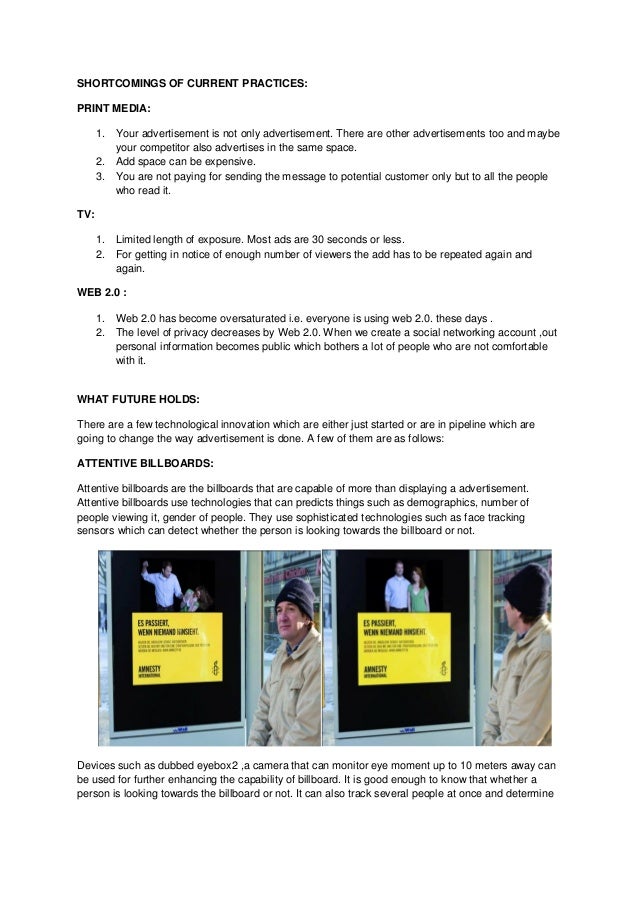 innovation in advertisement using technology technological advertising