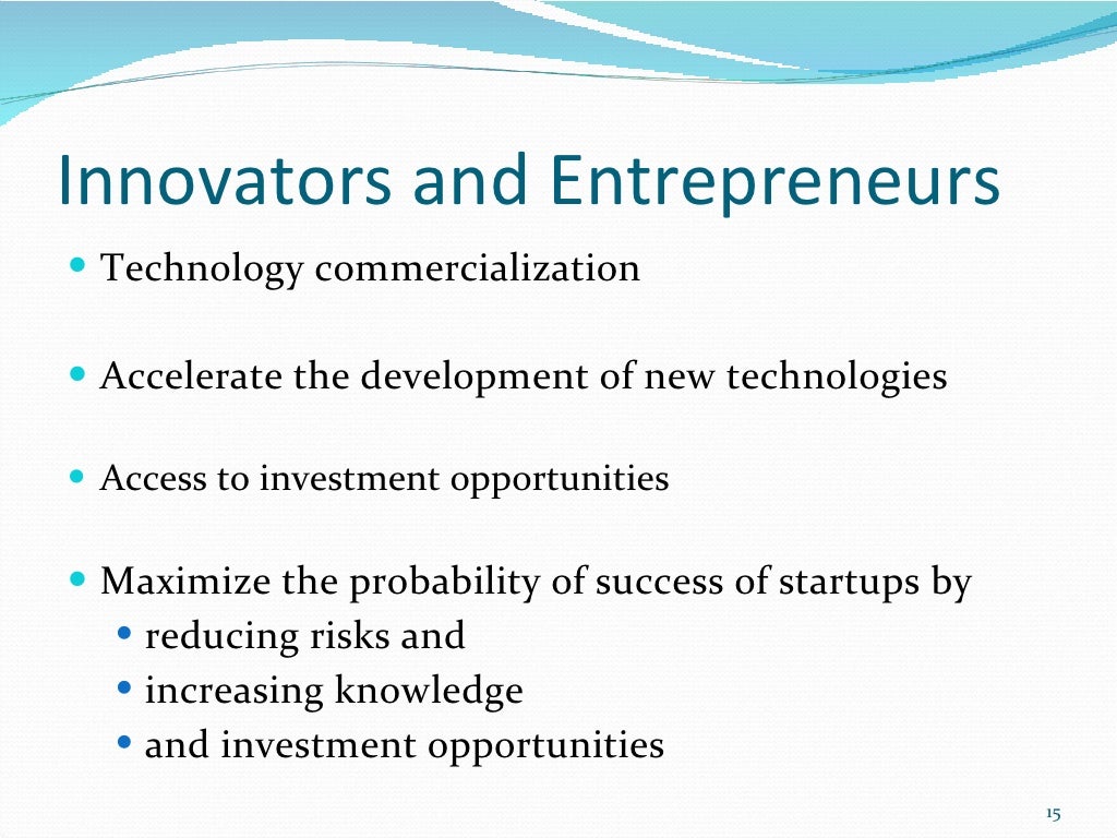 Innovation Incubators