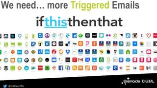 We need… more Triggered Emails
@thefrenchflo
 